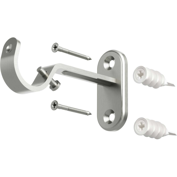 Tringle à rideaux extensible en acier Flute - 5