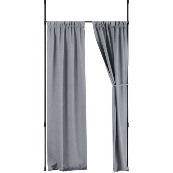 Tringle à rideaux extensible séparateur de pièce Anywhere - UMB-0728