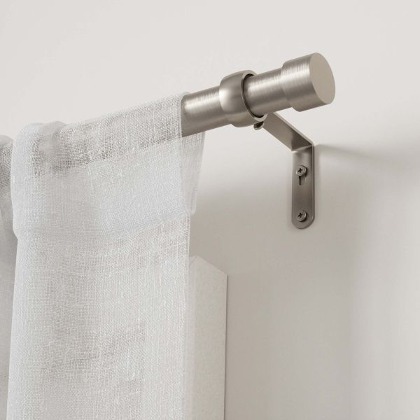 Tringle à rideaux nickel Cappa 305 à 457 cm - 71,80