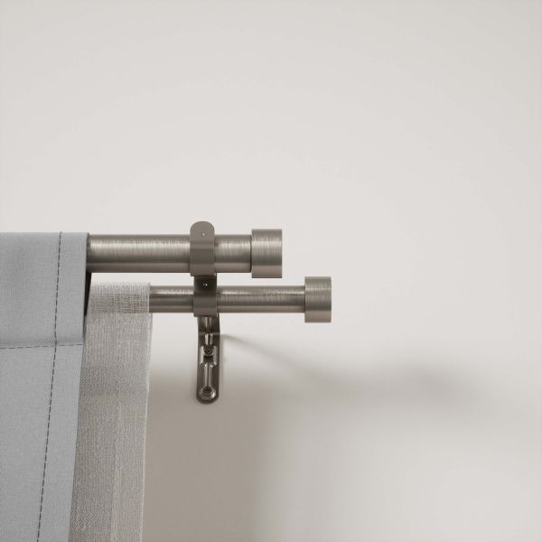 Tringle à rideaux nickel Cappa 305 à 457 cm - 7