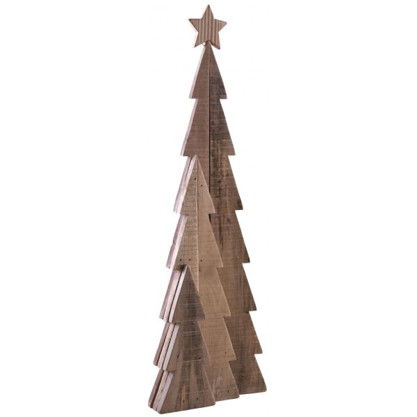 Triple sapin en bois flotté