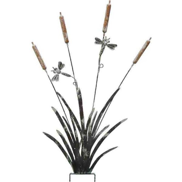 Tuteur décoratif en fer Libellules 43 x 83 cm