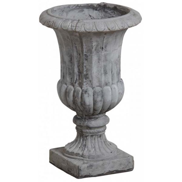 Vase Medicis en fibre de ciment gris