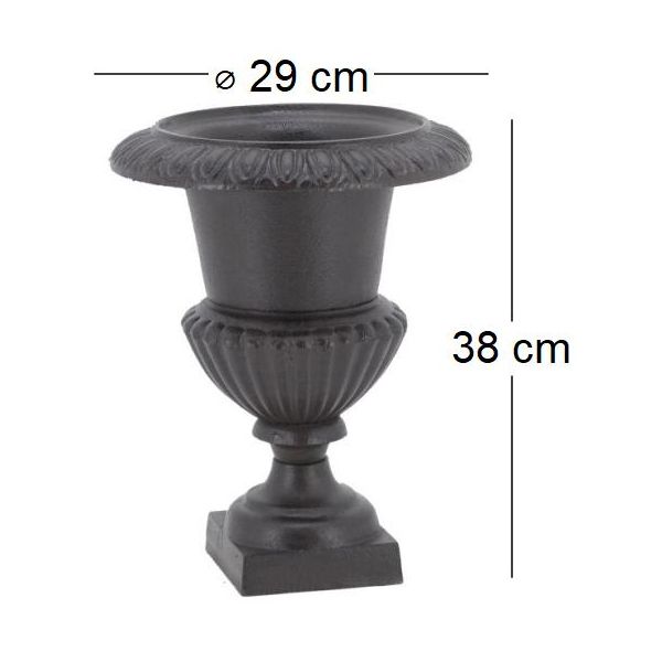 Vase Médicis en fonte - AUB-5352