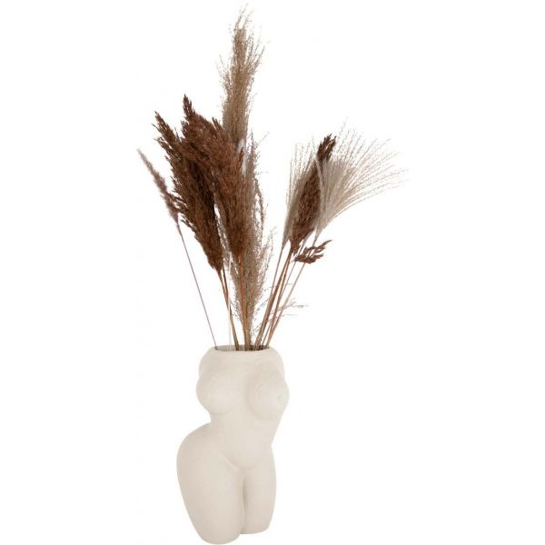 Vase buste de femme en résine Lady - 6