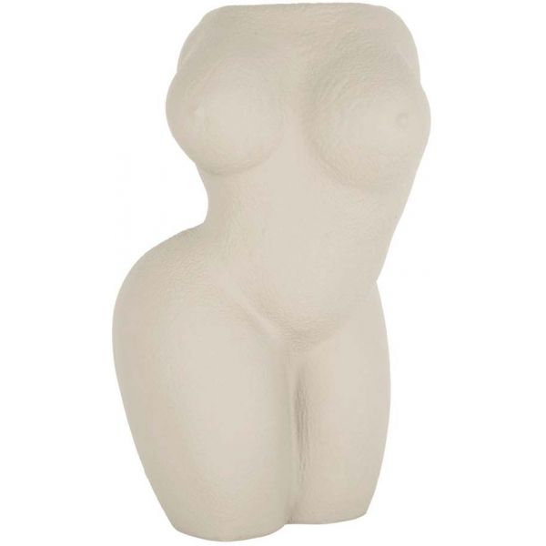 Vase buste de femme en résine Lady