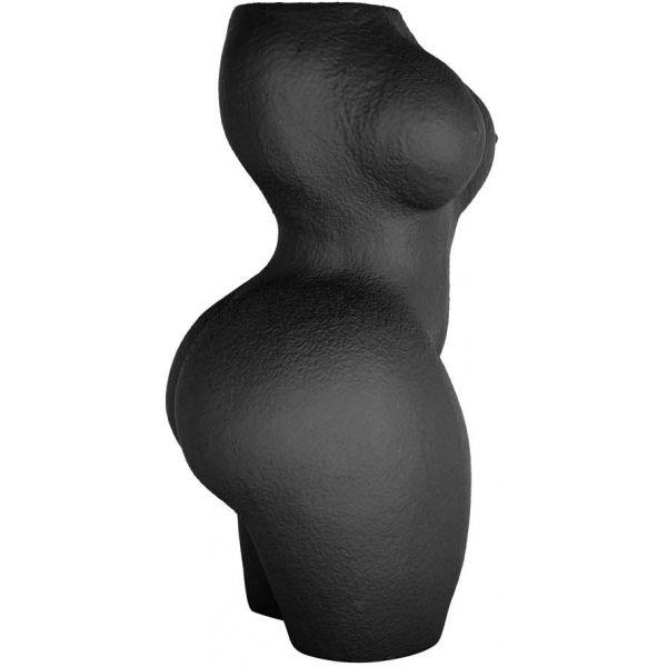 Vase buste de femme en résine Lady - 5