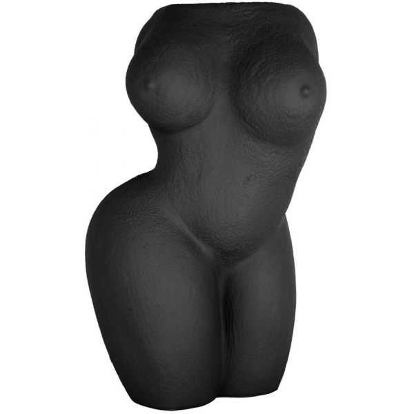 Vase buste de femme en résine Lady