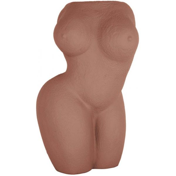 Vase buste de femme en résine Lady