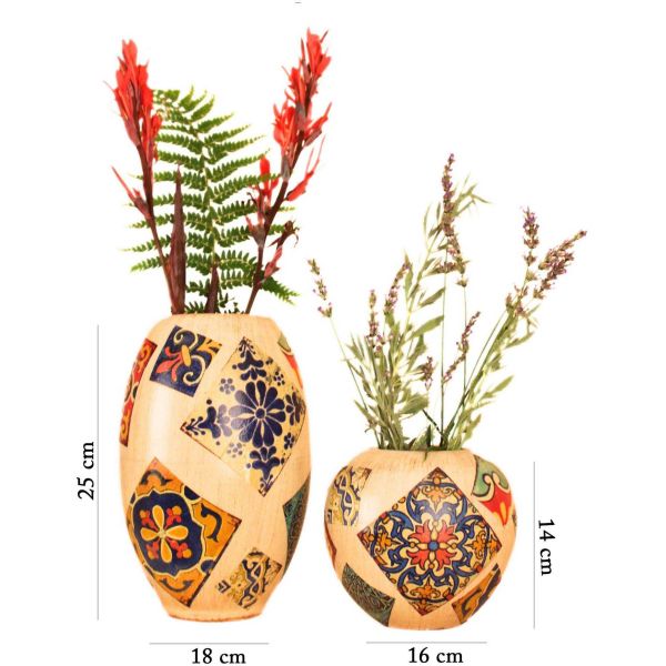 Vase en céramique Bari (Lot de 2) - ASI-1326