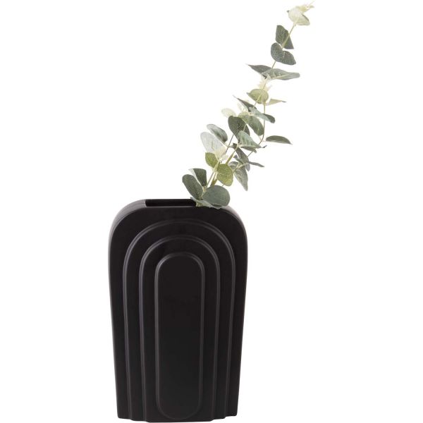Vase en céramique  noir Arc - PT