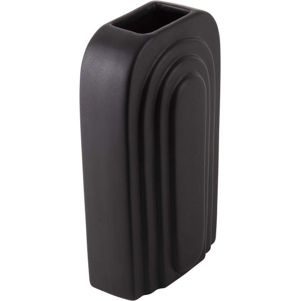 Vase en céramique  noir Arc - PRE-0805