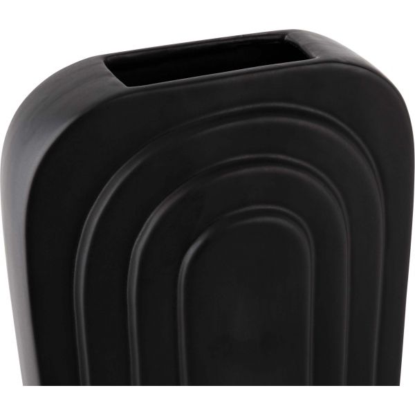 Vase en céramique  noir Arc - 25,90