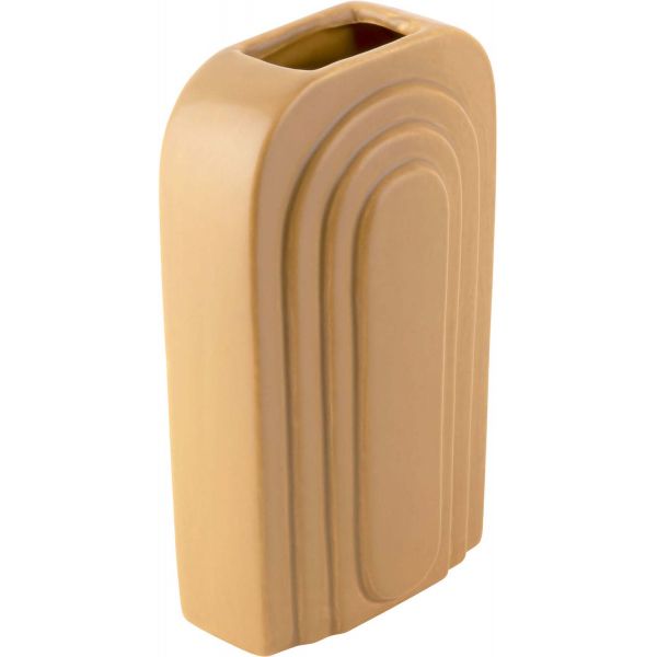 Vase en céramique ocre Arc - PRE-0802