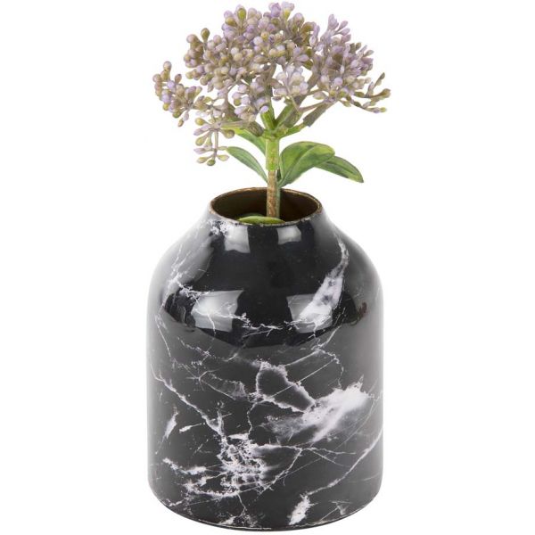 Vase effet marbre Marble extra 9 x 10 cm - PRE-1162
