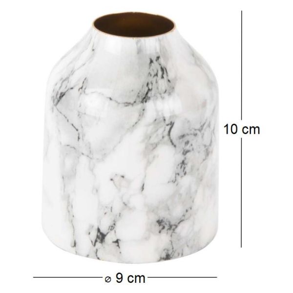 Vase effet marbre Marble extra 9 x 10 cm - PRE-1161
