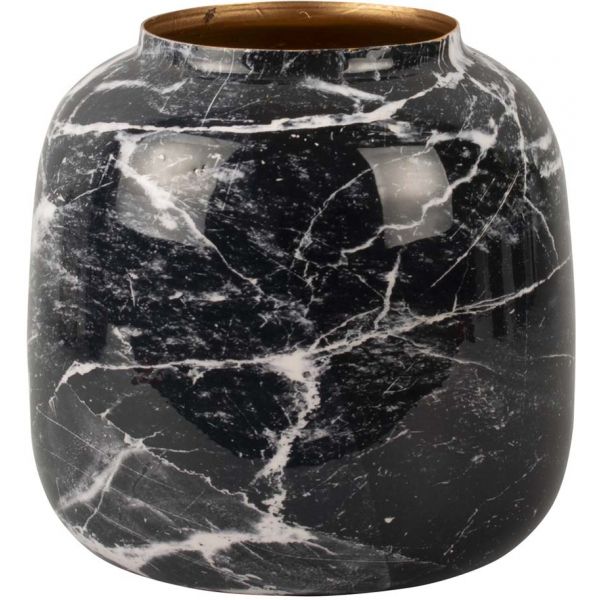 Vase effet marbre Marble sphere 17.5 x 17 cm