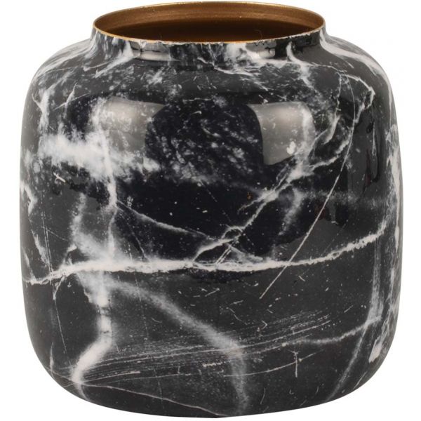 Vase effet marbre Marble sphere 19.5 x 19.5 cm