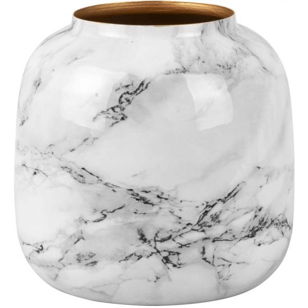 Vase effet marbre Marble sphere 17.5 x 17 cm