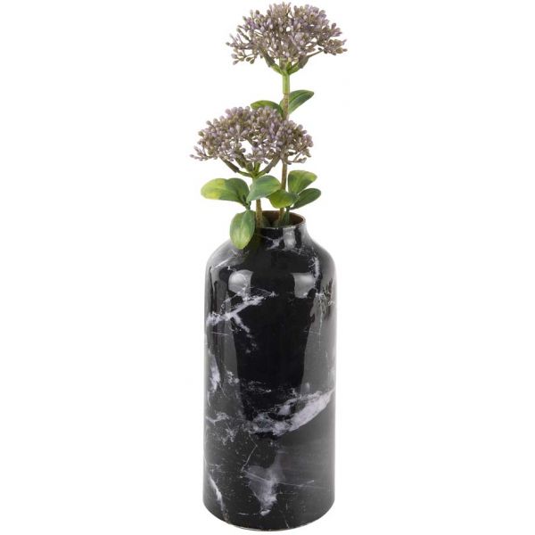 Vase effet marbre Marble straight 9 x 20 cm - PRE-1166