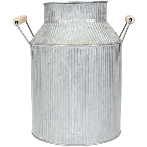 Vase en forme de pot à lait en métal - CMP-4340