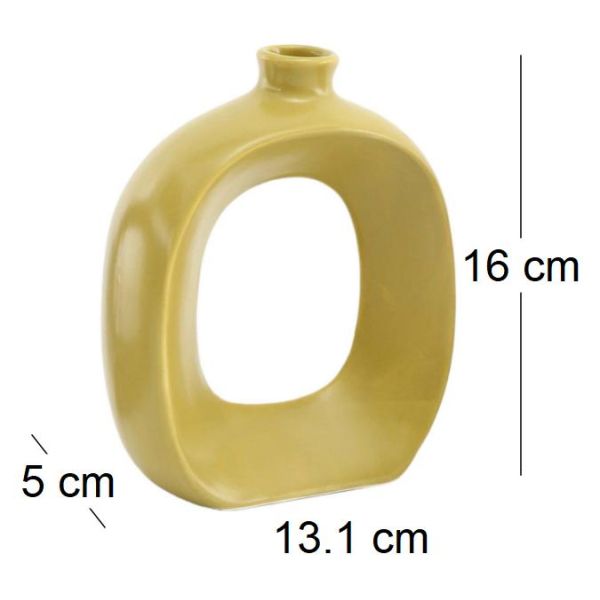 Vase en grès Oval 16 cm - SIL