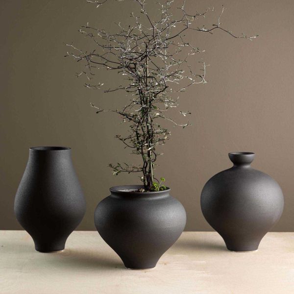 Vase en grès Rellis 11x18 cm - VENTURE HOME