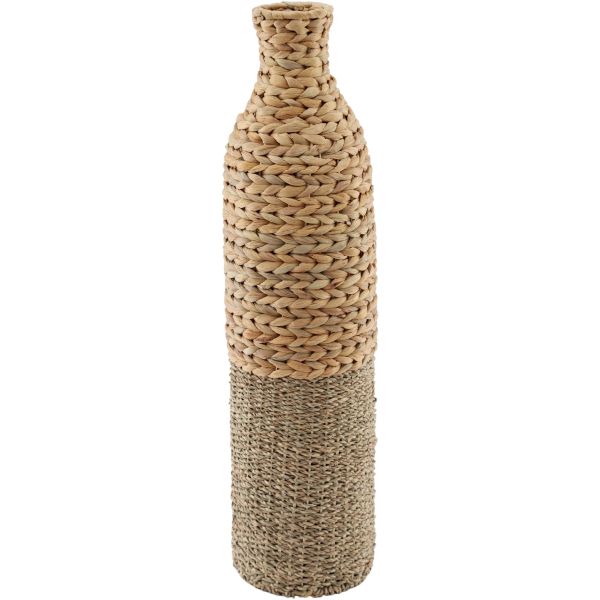 Vase en jonc naturel 15 x 65 cm