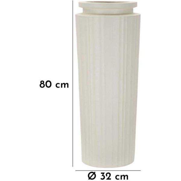 Vase en magnésie High 32 x 80 cm - MAU-0612