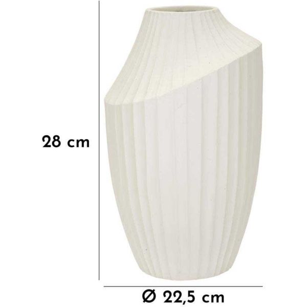 Vase en magnésie Jar 22.5 x 38 cm - MAU-0611