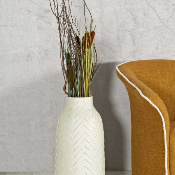 Vase en magnésie Winter 29 x 60 cm - MAURO FERRETTI