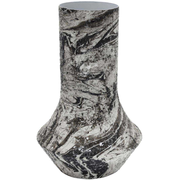 Vase en métal Mosaic Marble