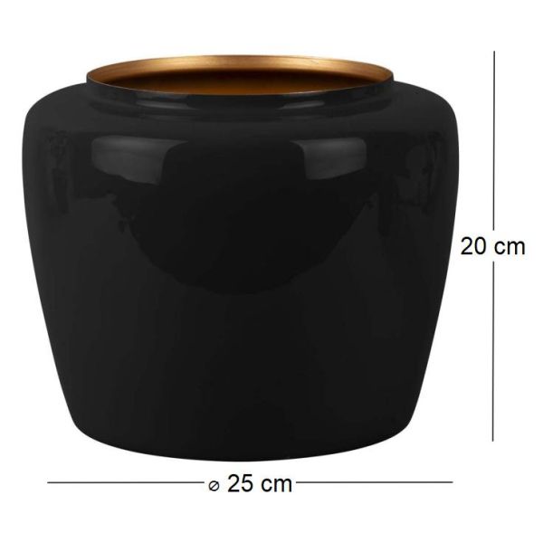 Vase en métal Plant 20 x 25 cm - PRE-1181