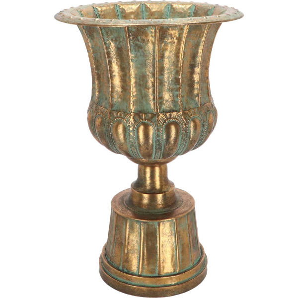 Vase en métal vieilli Médicis