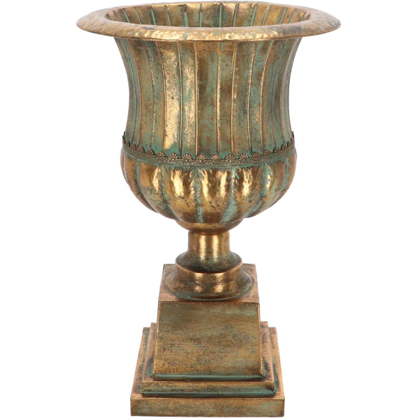 Vase en métal vieilli Médicis