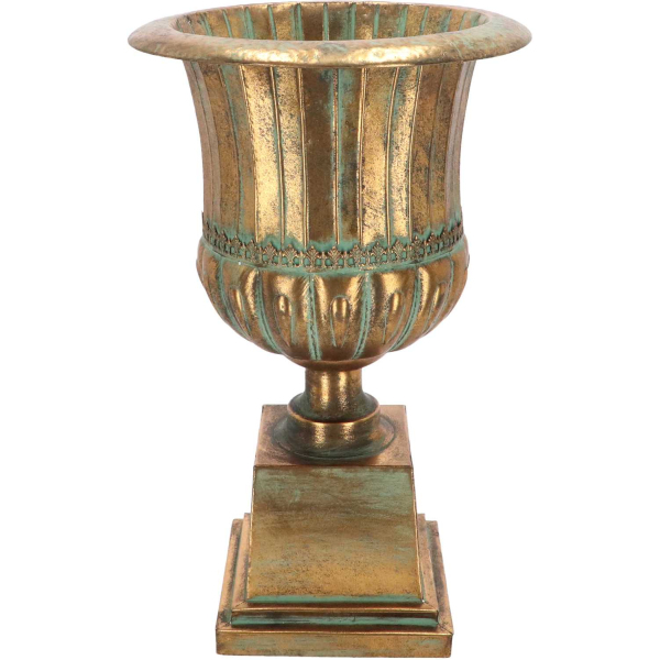 Vase en métal vieilli Médicis
