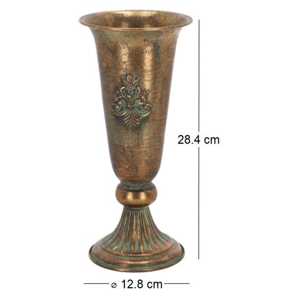 Vase en métal vieilli Médicis - AGED METAL COLLECTION