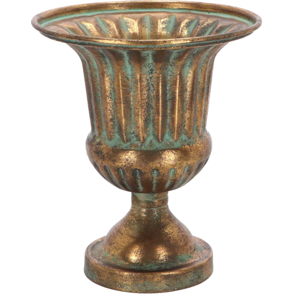 Vase en métal vieilli Médicis