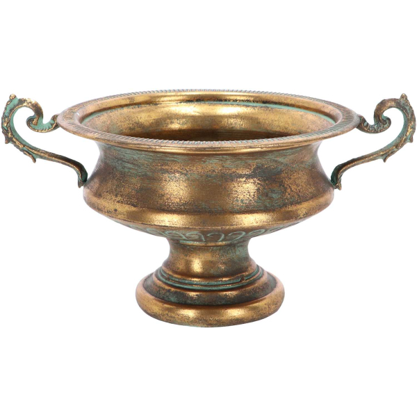 Vase en métal vieilli Médicis