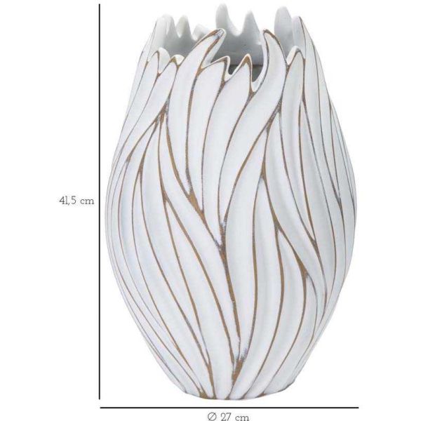 Vase en polyrésine Honduras 27 x 41.5 cm - MAU-0343