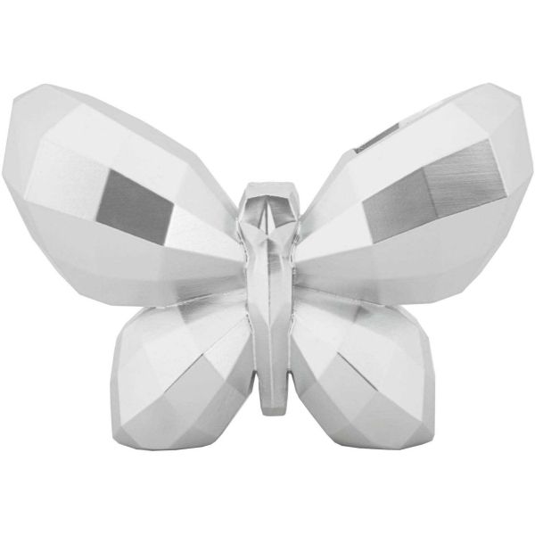 Vase en polyrésine argenté Butterfly 22.5 x 8 x 15 cm - 29,90