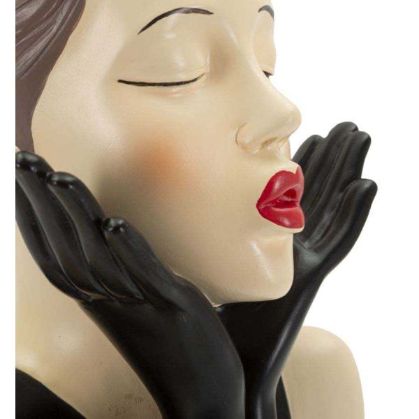Vase en polyrésine femme Hollywood 17 x 14 x 30.5 cm - 7