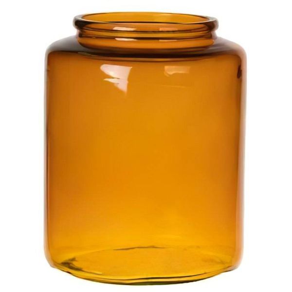 Vase en verre erin (ambre)