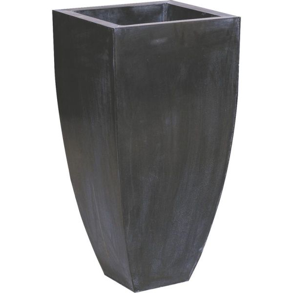 Cache-pots en zinc noir (lot de 2) - AUBRY GASPARD