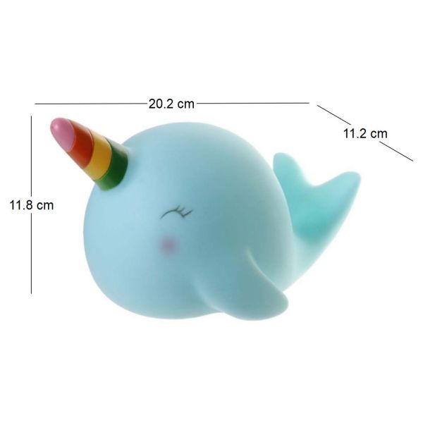 Veilleuse baleine Kids 21 cm - 5
