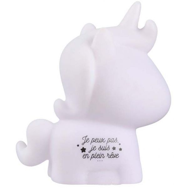 Veilleuse licorne éclairage rose Kids - HELLO KIDS