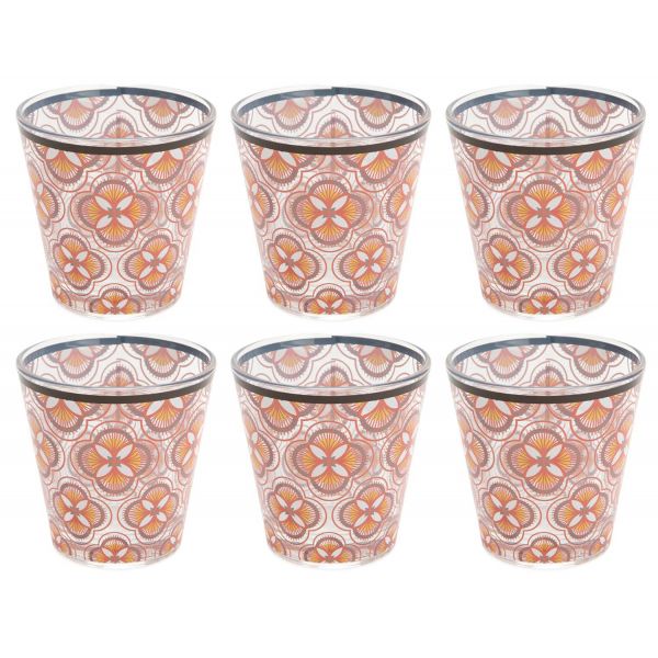 Verre à eau à motifs imany (Lot de 6)