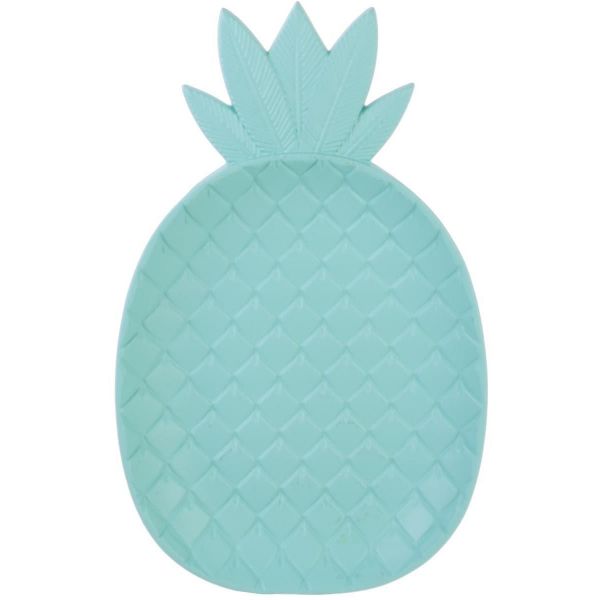 Vide-poche en bois coloré Ananas