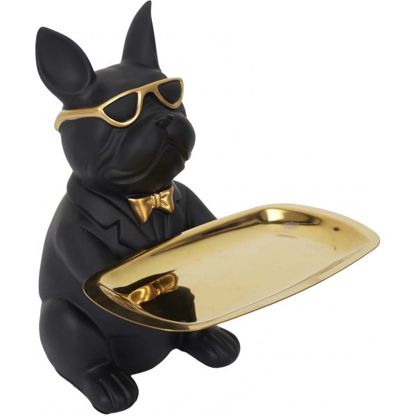 Vide poche déco bouledogue cool assis - THE HOME DECO FACTORY