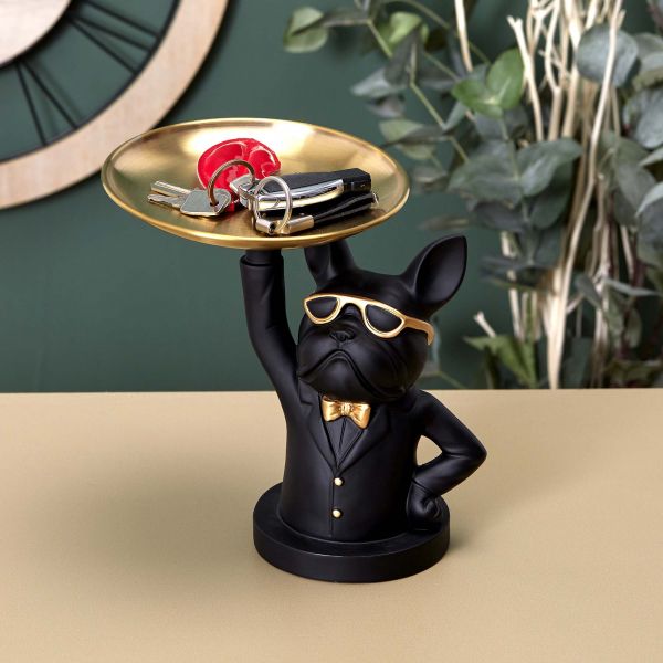 Vide poche déco bouledogue serveur - 29,90